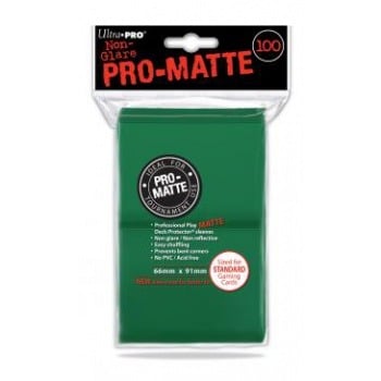 Ultra Pro Standard Deck Protector PRO Matte Green