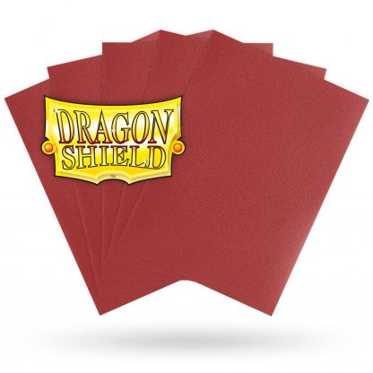 Dragon Shield Matte Red Sleeves