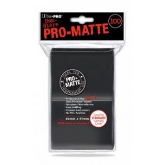 Ultra Pro Sleeves Matte Black
