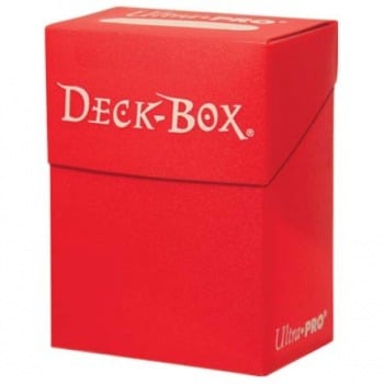 Ultra Pro Deck Box Solid Red