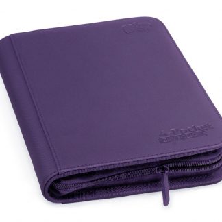 4-pocket zipfolio purple